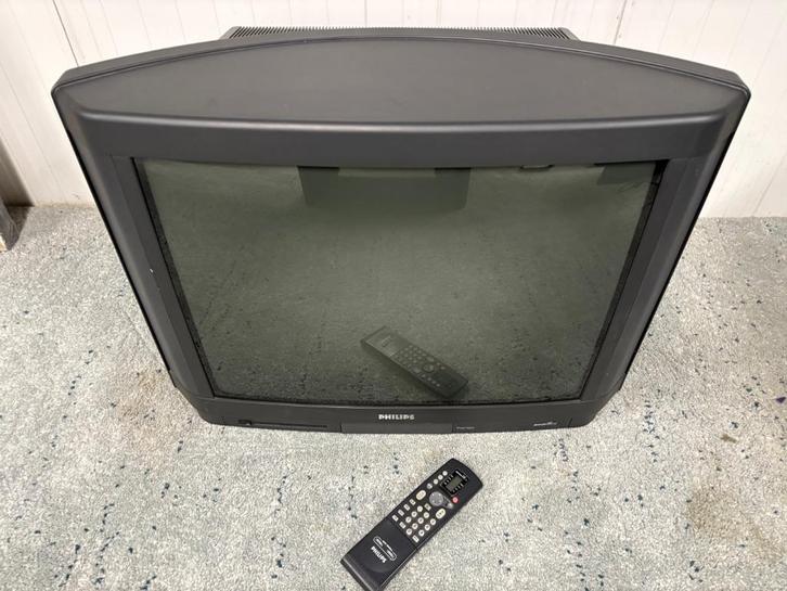 Philips Matchline 29 inch CRT tv + remote, Audio, Tv en Foto, Vintage Televisies, Gebruikt, 60 tot 80 cm, Philips, Ophalen of Verzenden