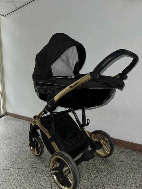 Junama Diamond S-Line Black Gold 3-in-1 kinderwagen, Kinderen en Baby's, Kinderwagens en Combinaties, Gebruikt, Overige merken
