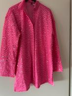 H&M Blouse Roze Pailletten Mt S, Kleding | Dames, Blouses en Tunieken, Ophalen of Verzenden, Zo goed als nieuw, Maat 36 (S)
