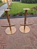 Barkruk onderstel bruin/goud van Haco, Huis en Inrichting, Barkrukken, 1 kruk, Ophalen, Zo goed als nieuw, In hoogte verstelbaar
