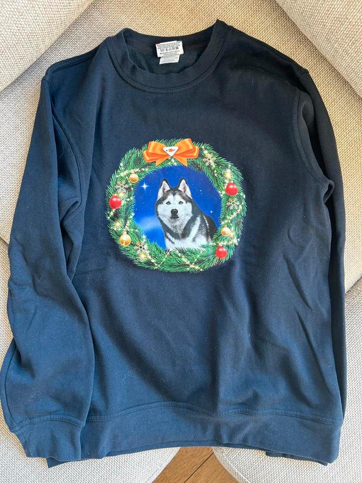 Mooie kersttrui Staatsloterij maat L, Diversen, Kerst, Gebruikt, Ophalen of Verzenden