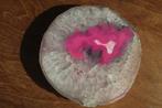 Dikke agaat schijf onderzetter roze 17 cm, Ophalen of Verzenden, Mineraal