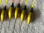 adv 177 / NIEUW serie 8 dobbers VAN DEN EYNDE, Watersport en Boten, Ophalen of Verzenden, Nieuw, Dobber of Lood