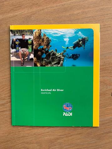 Enriched air diver manual - English, including card.