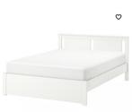 SONGESAND IKEA BED 160x200, Huis en Inrichting, Ophalen, Wit, Tweepersoons, 160 cm