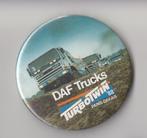 DAF Trucks Turbotwin Paris Dakar button, Gebruikt, Niet vindbaar, Niet vindbaar, Speldje of Pin