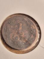 Koperen Cent Willem III - 1877, Postzegels en Munten, Munten | Nederland, Verzenden, Koning Willem III, 1 cent, Losse munt