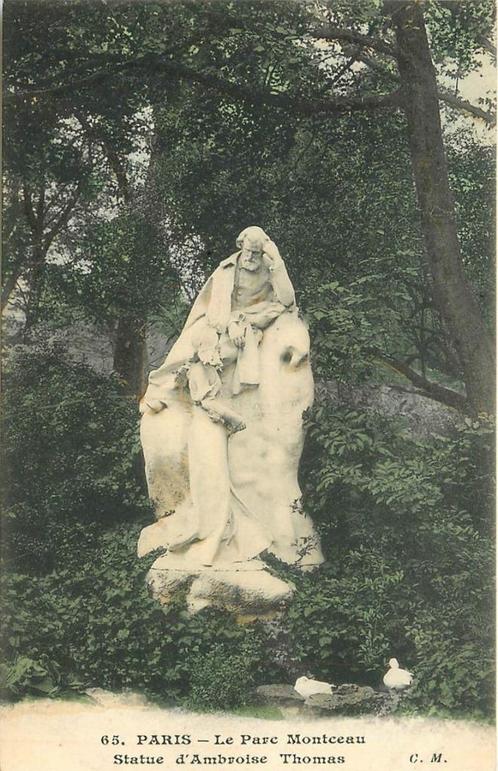 (376-195-029) Paris Le Parc Montceau, Verzamelen, Ansichtkaarten | Buitenland, Frankrijk, Verzenden