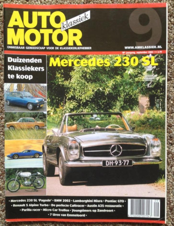 AMK: BMW 2002 tii, Renault 5 Alpine Turbo, Mercedes Pagode, Boeken, Auto's | Folders en Tijdschriften, Zo goed als nieuw, Algemeen