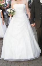 Prachtige Trouwjurk, kleur ivoor,van Honeymoon shop maat 42, Ophalen, Trouwjurk, Wit, Zo goed als nieuw