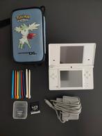 Witte Nintendo.Dsi spelcomputer, Pokémon etui + accessoires, Ophalen of Verzenden, Zo goed als nieuw, Wit, Dsi