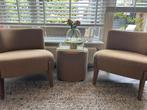 2x fauteuil Passe Partout Azul met hocker zgan!, Ophalen, 75 tot 100 cm, Zo goed als nieuw, Stof