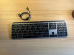 Toetsenbord Logitech MX Keys for MAC space grey, Computers en Software, Ophalen of Verzenden, Zo goed als nieuw, Draadloos, Qwerty