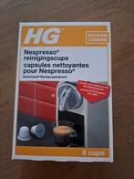 NIEUW!! HG Nespresso reiningingscups. 6 stuks., Ophalen, Nieuw