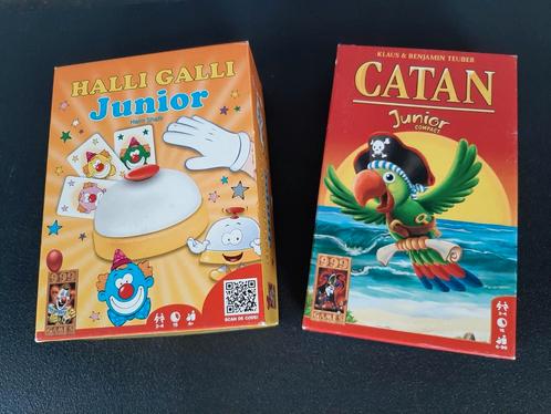 Catan junior compact en/of Halli Galli junior 999games P.ST., Hobby en Vrije tijd, Gezelschapsspellen | Kaartspellen, Nieuw, Drie of vier spelers