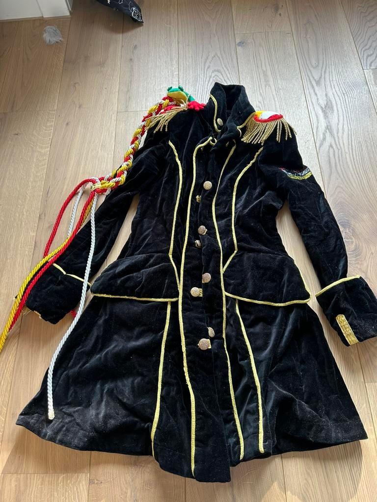 Oeteldonk Jas Dames Velours Maat S, Kleding | Dames, Carnavalskleding en Feestkleding, Carnaval, Ophalen of Verzenden, Kleding