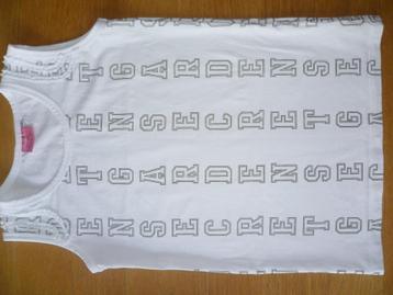 Maat 164; wit zonnehemd/singlet/ tanktop NIEUW. beschikbaar voor biedingen