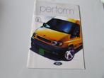 FORD PERFORM, BROCHURE, Gelezen, Ford, Ophalen of Verzenden, Ford