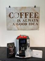 ☕ JURA S8 | 2021 | LAGE TELLERSTAND | PLATIN | REFURBISHED |, Afneembaar waterreservoir, Gebruikt, Espresso apparaat, Koffiebonen