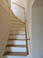 Messing trapleuning, 1x 103 cm en 1x 302 cm incl ophang., Ophalen, Zo goed als nieuw