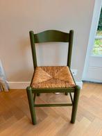 8 Vintage Groene Stoelen - Olive Colour, Huis en Inrichting, Stoelen, Overige kleuren, Ophalen of Verzenden, Zo goed als nieuw