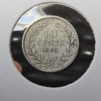 10 cent 1869 nederland, Postzegels en Munten, Munten | Nederland, Koning Willem III, Verzenden, Zilver, 10 cent