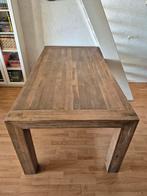 Teakhouten eettafel, Huis en Inrichting, Tafels | Eettafels, Ophalen, Gebruikt, 200 cm of meer, 50 tot 100 cm