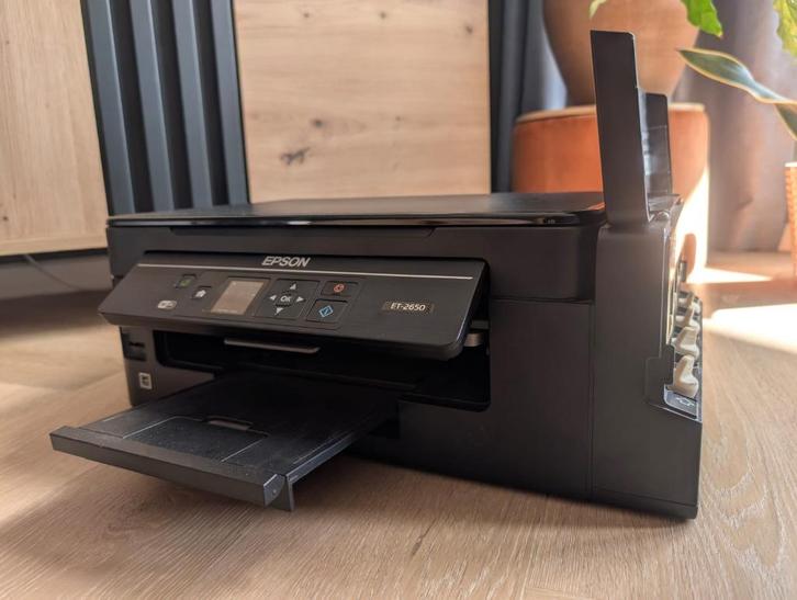 Epson Ecotank ET-2650, Computers en Software, Printers, Zo goed als nieuw, Scannen, Draadloos, Ophalen