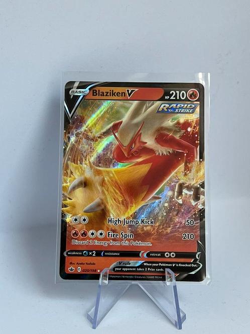Pokémon - Blaziken, Hobby en Vrije tijd, Verzamelkaartspellen | Pokémon, Zo goed als nieuw, Losse kaart, Verzenden