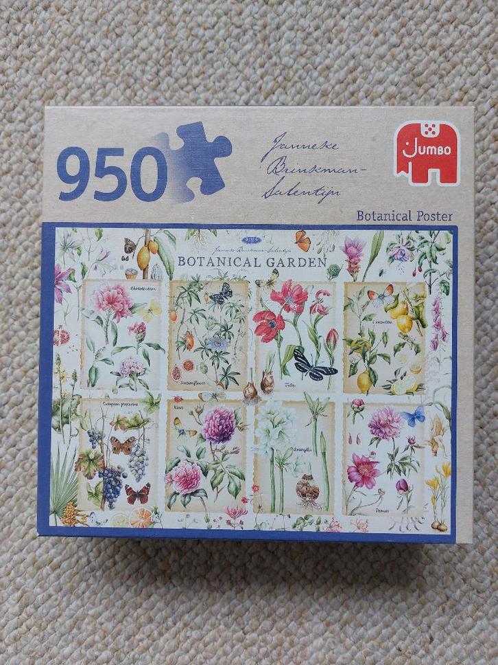 Botanical garden puzzel 950 stukjes, Hobby en Vrije tijd, Denksport en Puzzels, Zo goed als nieuw, Legpuzzel, 500 t/m 1500 stukjes