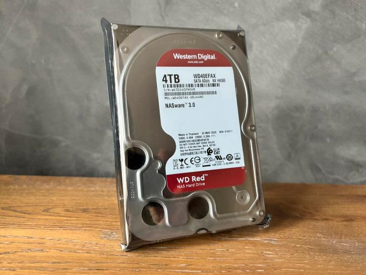 4TB Western Digital Red Harde Schijf (WD40EFAX), Computers en Software, Harde schijven, Gebruikt, Desktop, Intern, HDD, SATA, Ophalen of Verzenden