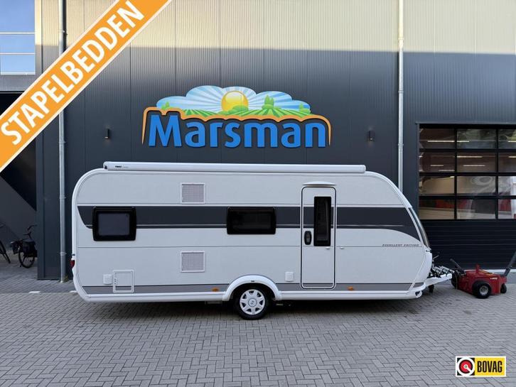Hobby Excellent Edition 545 KMF COMPLEET, Caravans en Kamperen, Caravans, tot en met 6, 1250 - 1500 kg, Overige, Hobby, Dwarsbed