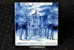 Handbeschilderde Delfts blauwe Tegel - Hospitaal Arnhem 1949, Ophalen of Verzenden