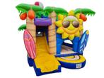 Te huur springkussen Beach Party, Ophalen, Zo goed als nieuw, Overige