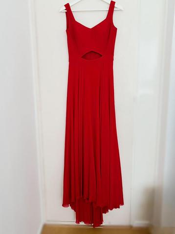 Avond jurk, jurk rood , jurk 