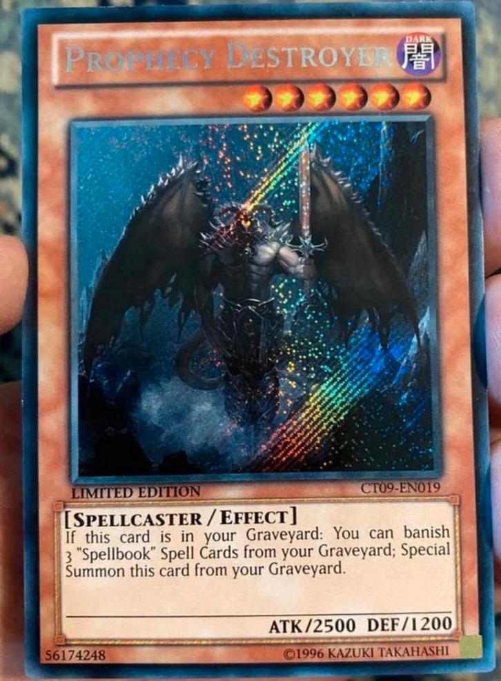 Yu-Gi-Oh! Prophecy Destroyer CT09 Tin Promo !, Hobby en Vrije tijd, Verzamelkaartspellen | Yu-gi-Oh!, Zo goed als nieuw, Losse kaart