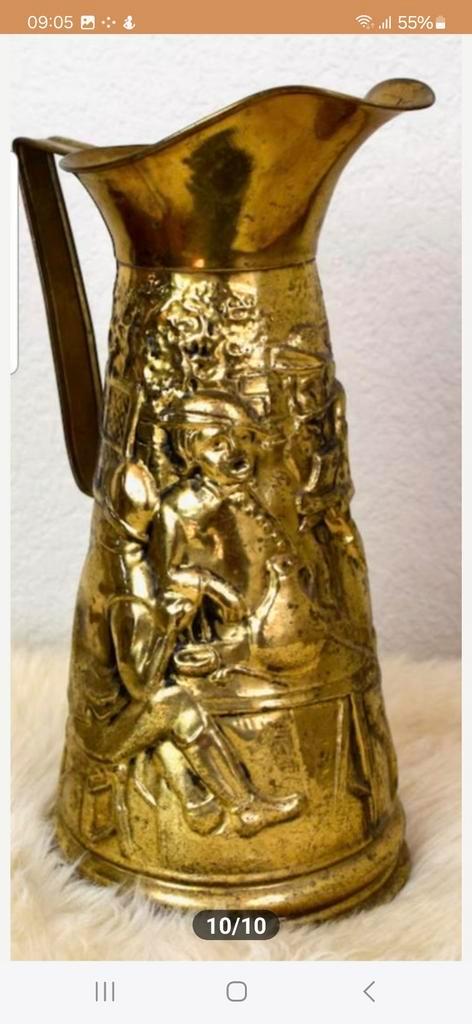 Antieke Koperen kannen uit Engeland. Circa 1900, Antiek en Kunst, Antiek | Koper en Brons, Koper, Ophalen of Verzenden