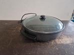 Bomann elektrische hapjespan grillpan 40cm doorsnee bakplaat, Ophalen of Verzenden, Gebruikt, Overige materialen, Overige typen