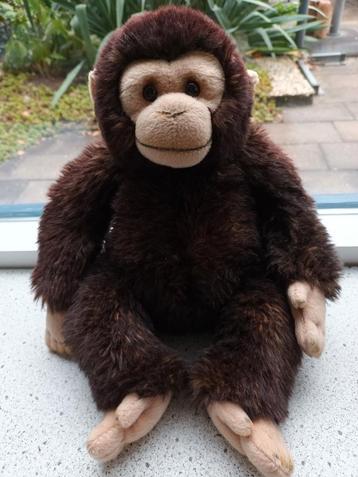 Aap Chimpansee merk Living Nature meet ca 38 cm beschikbaar voor biedingen