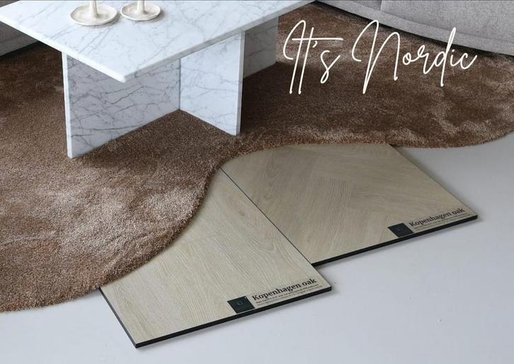 Luxe Eiken PVC Click Vloer – €17,50 p/m² – OP=OP, Doe-het-zelf en Verbouw, Vloerdelen en Plavuizen, Nieuw, Laminaat, Kunststof