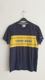 Tommy Jeans T-shirt - Blauw/Geel Maat M, Ophalen of Verzenden, Zo goed als nieuw, Tommy Jeans, Maat 48/50 (M)