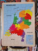 Puzzel van Nederland en Europa, Kinderen en Baby's, Speelgoed | Kinderpuzzels, Van hout, 4 tot 6 jaar, Meer dan 50 stukjes, Zo goed als nieuw