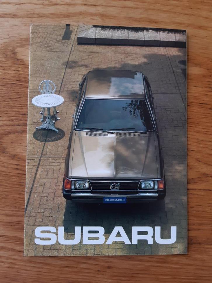 Subaru Sales Brochure 1980 - Full Range, Boeken, Auto's | Folders en Tijdschriften, Zo goed als nieuw, Overige merken, Ophalen of Verzenden