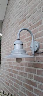 Buitenlamp zink 2 stuks, Tuin en Terras, Buitenverlichting, Ophalen, Gebruikt, Wandlamp, 50 tot 250 watt