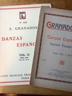 E.Granados, Danzas Espanolas, Spaanse dansen, 2 delen, piano, Muziek en Instrumenten, Bladmuziek, Latin en Salsa, Gebruikt, Ophalen of Verzenden