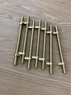 Gouden handgrepen 7 stuks RVS, Huis en Inrichting, Keuken | Keukenelementen, Minder dan 50 cm, Overige kleuren, Ophalen of Verzenden