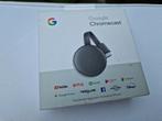 Google Chromecast 3 nieuwstaat in verpakking, Audio, Tv en Foto, Mediaspelers, Ophalen of Verzenden, Nieuw, USB 2, 1500 GB of meer
