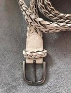 Miss Etam gevlochten riem wit 95cm, Verzenden, Zo goed als nieuw, Miss Etam, Wit