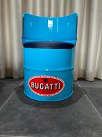 Bugatti barrel chair upcycled, Huis en Inrichting, Stoelen, Ophalen, Zo goed als nieuw, Blauw, Eén