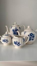 Bouquet blue -Petrus Regout Koffiekan en roomstel, Ophalen of Verzenden